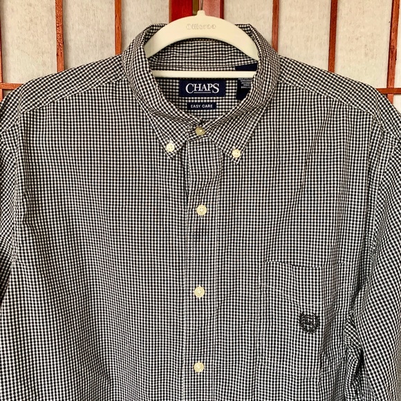 Chaps Other - Chaps “Easycare” Large Gingham Button-Down Shirt